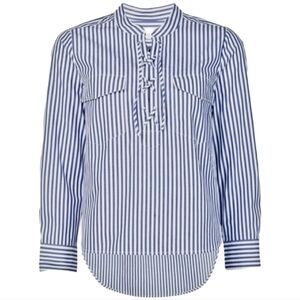 Veronica Beard Harper Lace Up Top